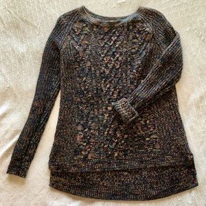 Multi Color Chunky Knit Sweater